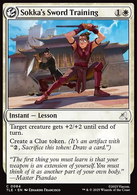 Sokka's Sword Training