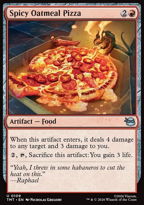 Spicy Oatmeal Pizza