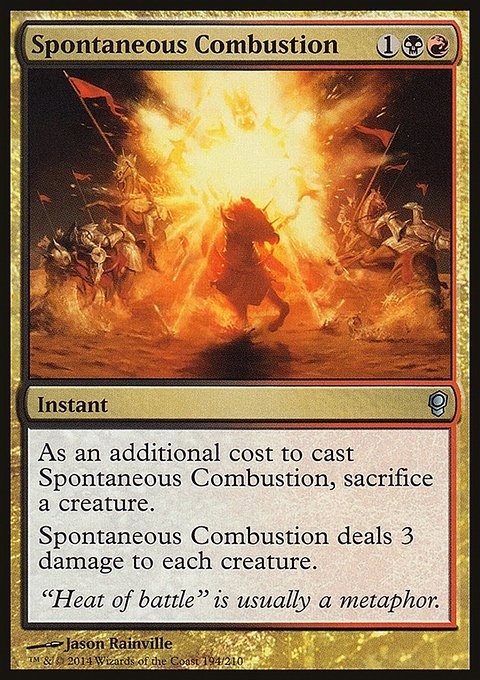 Spontaneous Combustion