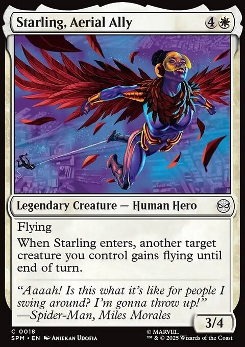 Starling, Aerial Ally