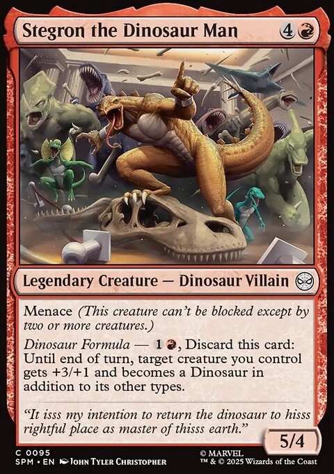 Stegron the Dinosaur Man