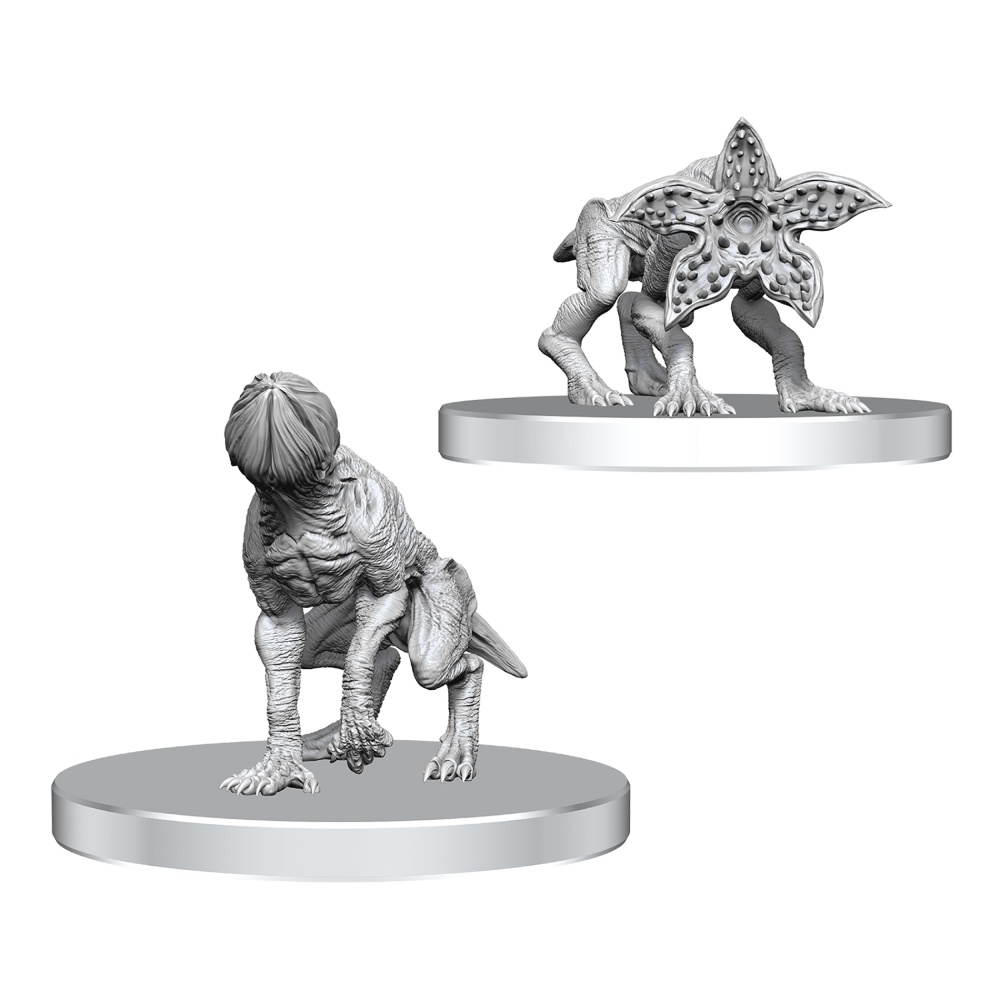 Stranger Things Unpainted Miniatures Demodogs