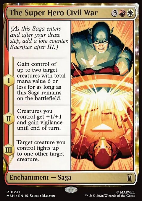 The Super Hero Civil War
