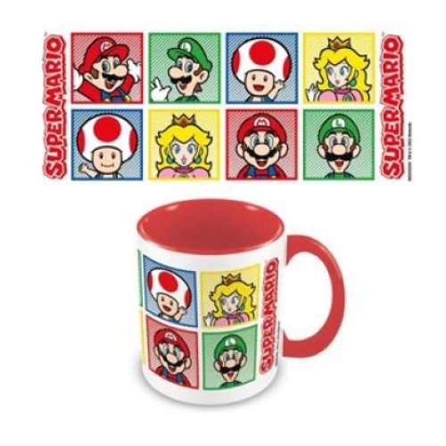 Super Mario Characters - Red Coloured Mug