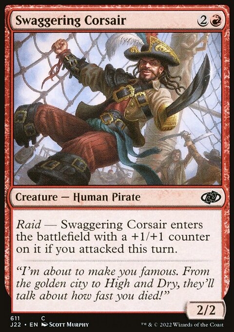 Swaggering Corsair