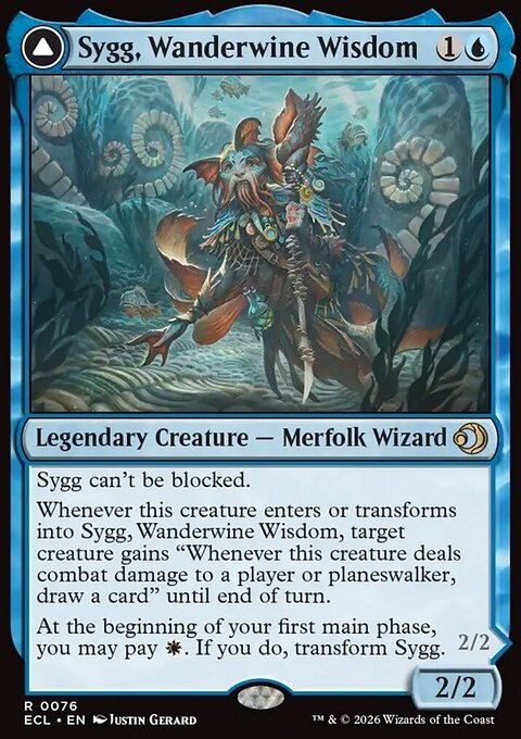 Sygg, Wanderwine Wisdom // Sygg, Wanderbrine Shield