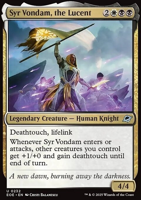Syr Vondam, the Lucent