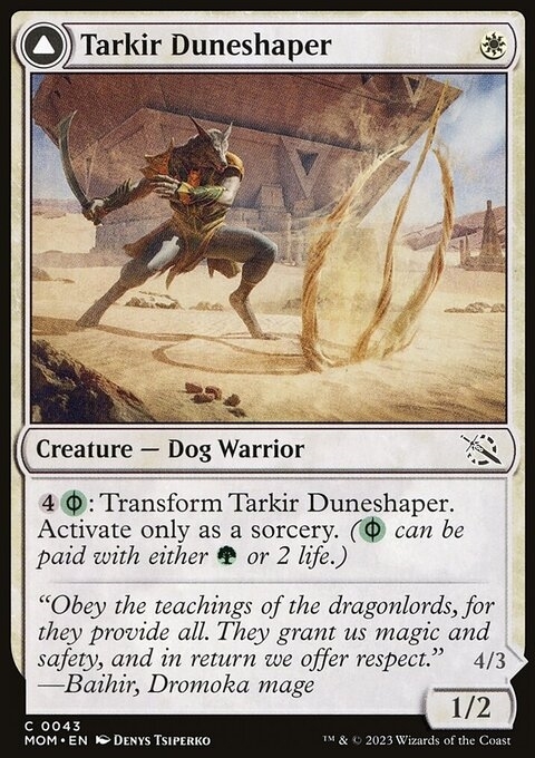 Tarkir Duneshaper // Burnished Dunestomper