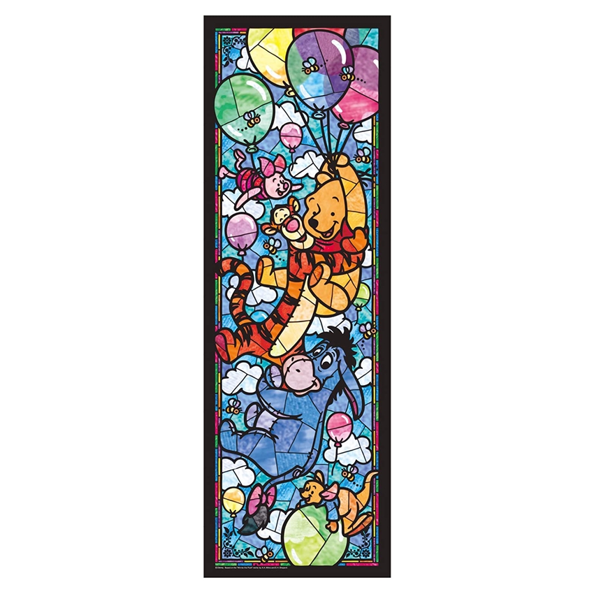 Tenyo Puzzle Disney Winnie the Pooh Stained Glass Puzzle 456 pieces