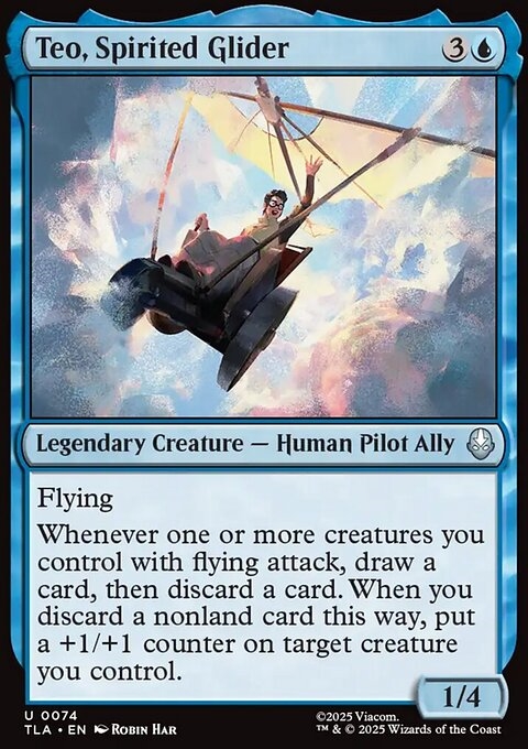 Teo, Spirited Glider