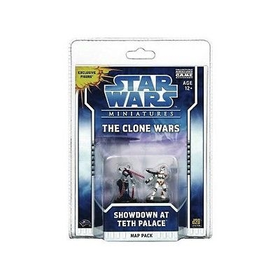 The Clone Wars Showdown At Teth Palace Map Pack Star Wars Miniatures