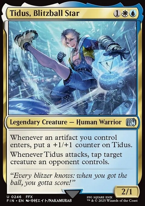 Tidus, Blitzball Star