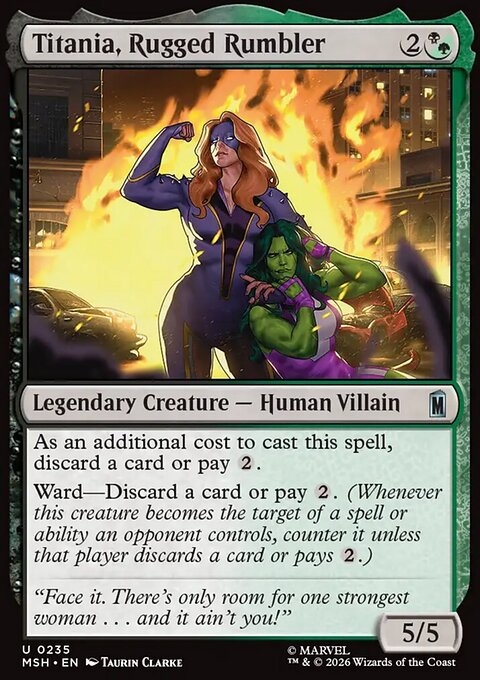 Titania, Rugged Rumbler