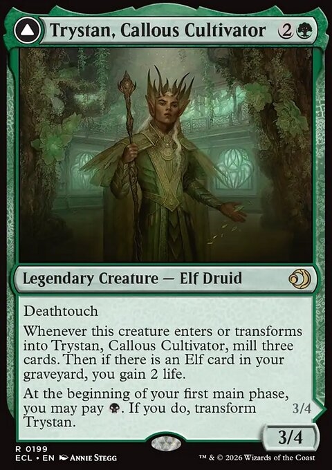 Trystan, Callous Cultivator // Trystan, Penitent Culler