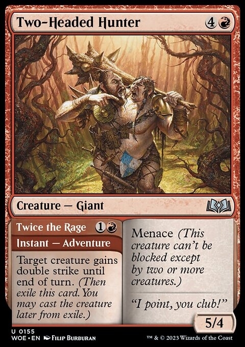 Two-Headed Hunter // Twice the Rage