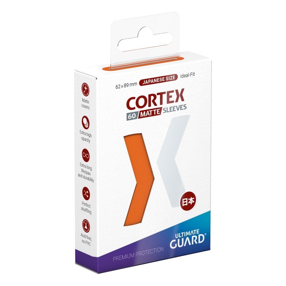 Ultimate Guard Cortex 60 Japanese Size Sleeves - Matte Orange