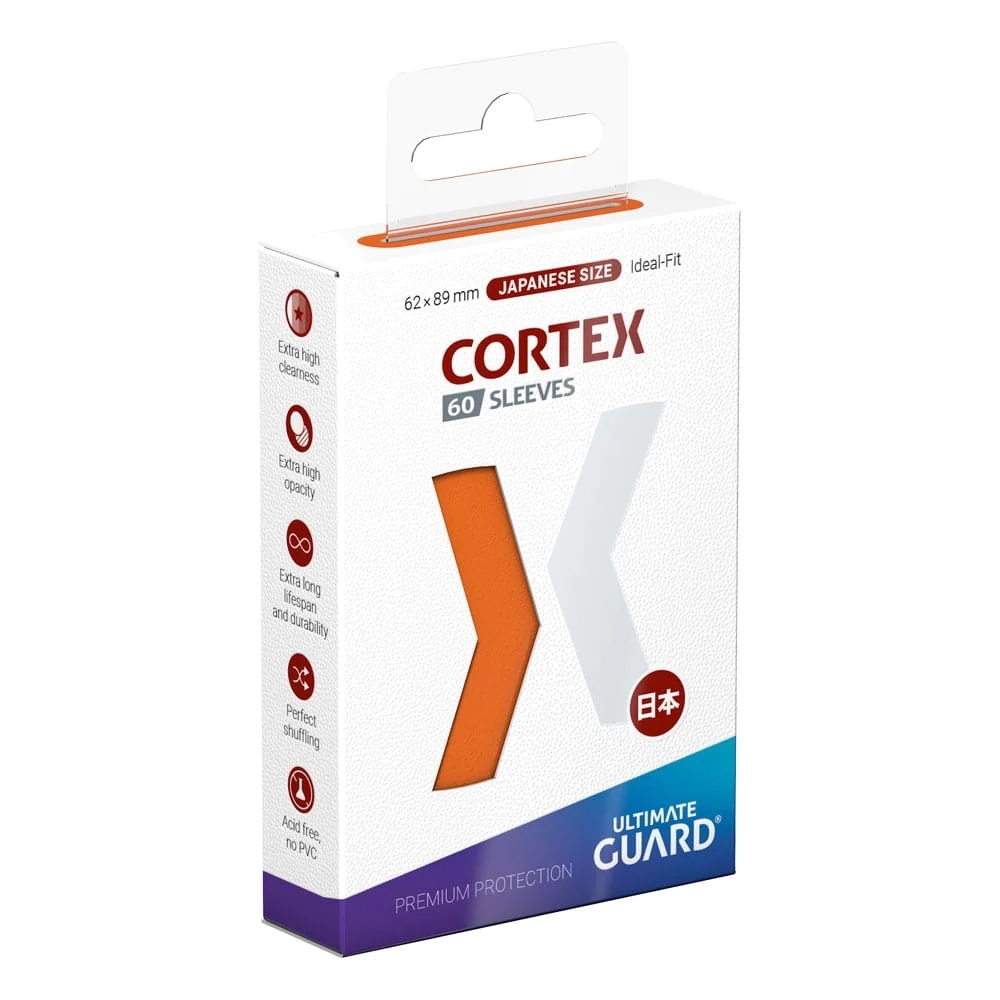 Ultimate Guard Cortex 60 Japanese Size Sleeves - Orange