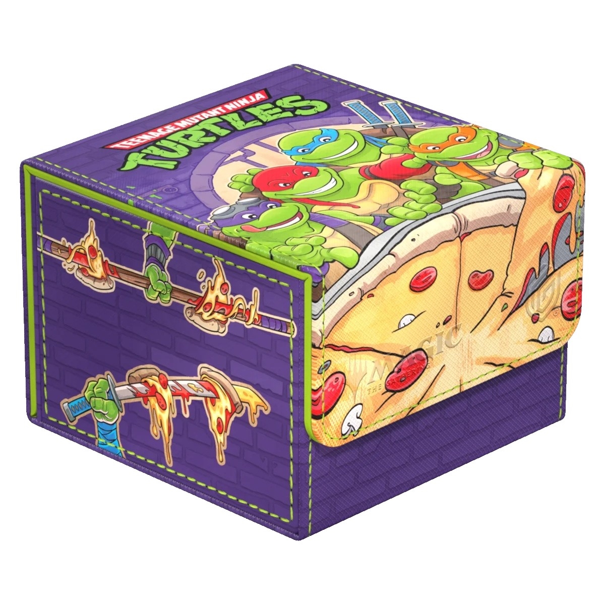 Ultimate Guard Sidewinder 133+ Xenoskin MTG TMNT - Pizza Box