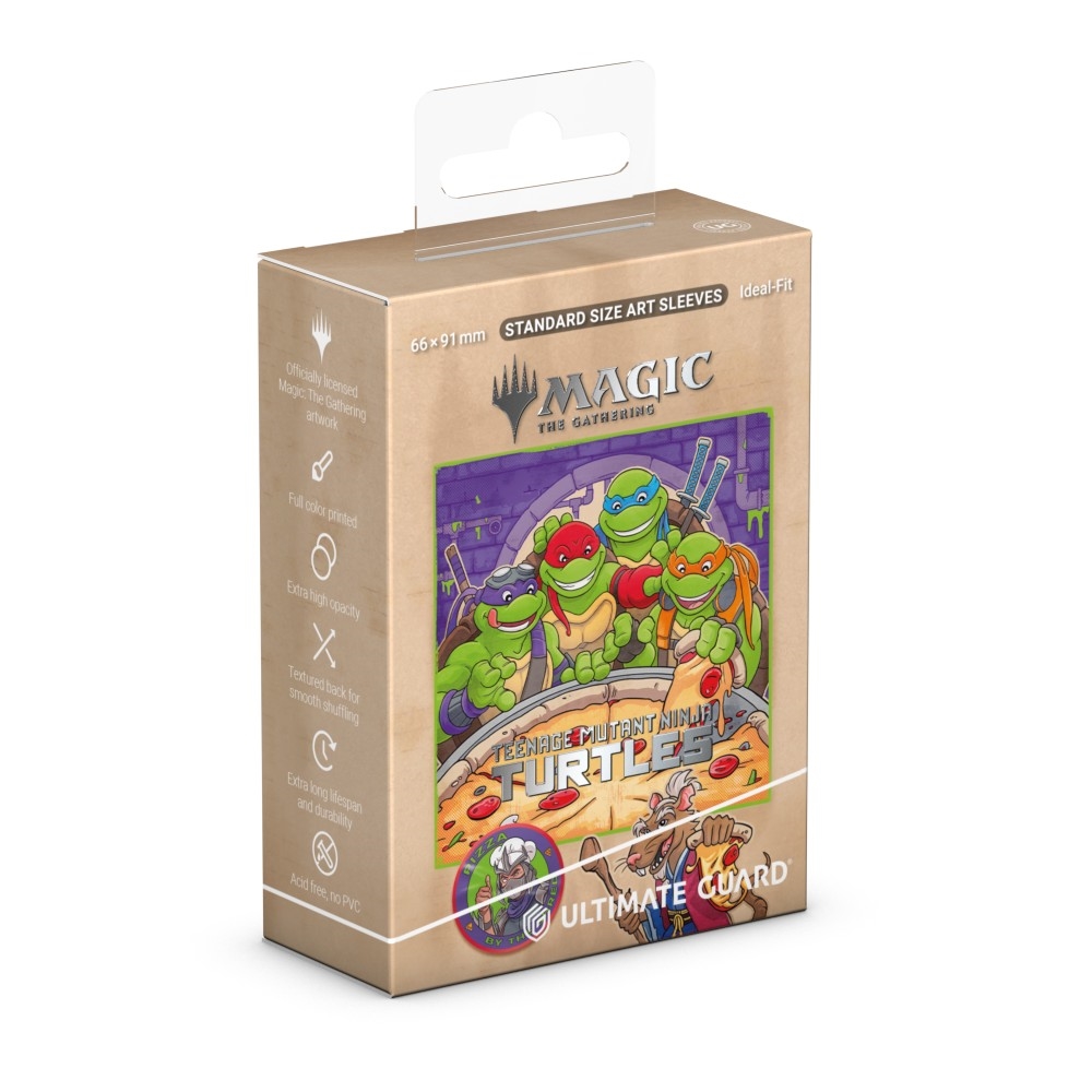 Ultimate Guard Standard Size Art Sleeves MTG TMNT - Pizza Box