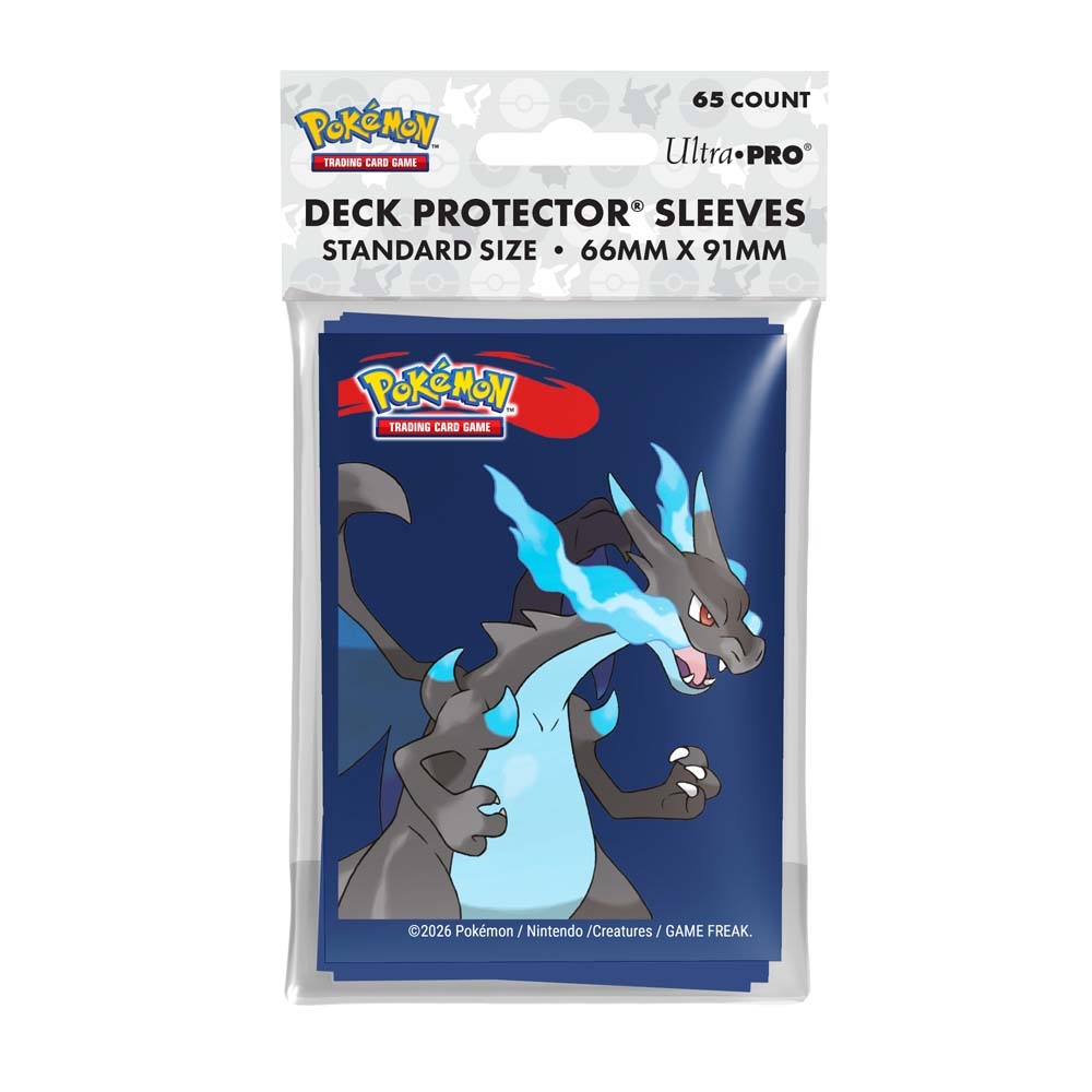 Ultra Pro Deck Protector Sleeves Pokemon Mega Charizard X 65ct Standard