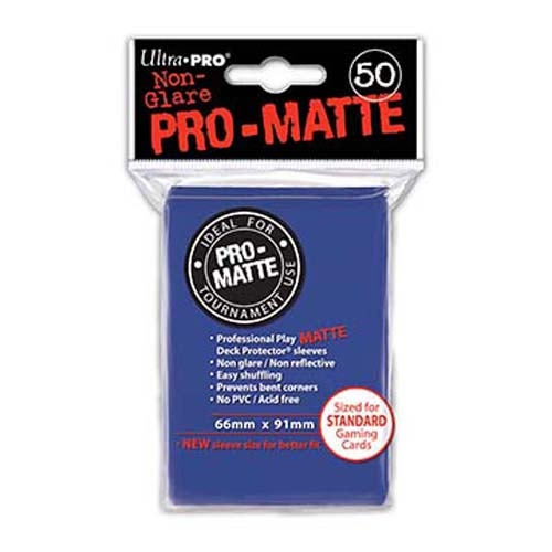Ultra Pro Pro-Matte Deck Protectors Standard Blue 50ct