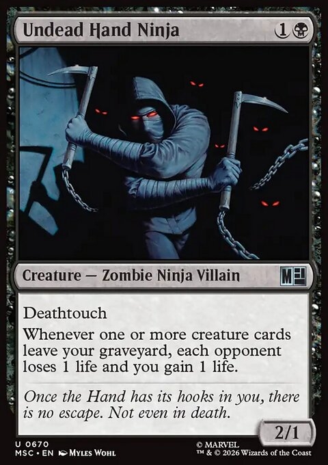Undead Hand Ninja