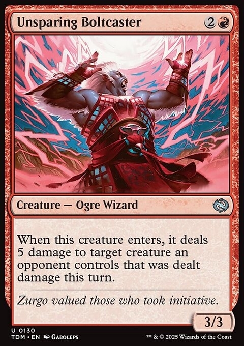 Unsparing Boltcaster