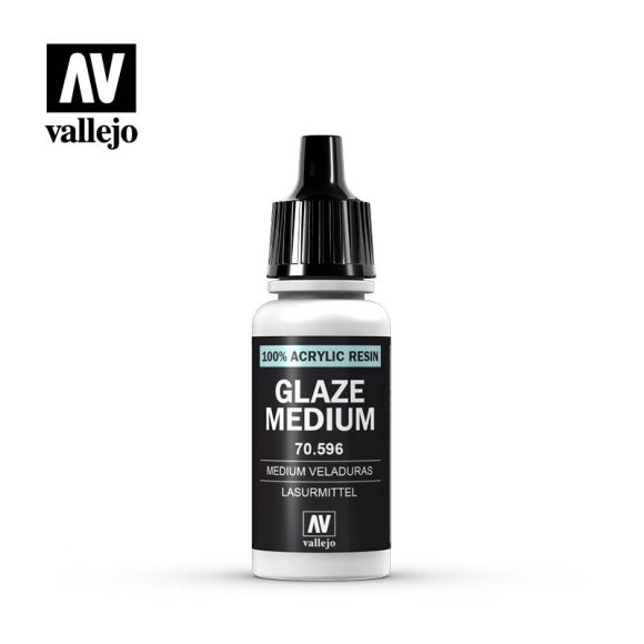 Vallejo 100% Acrylic Resin 17mL Glaze Medium 70.596