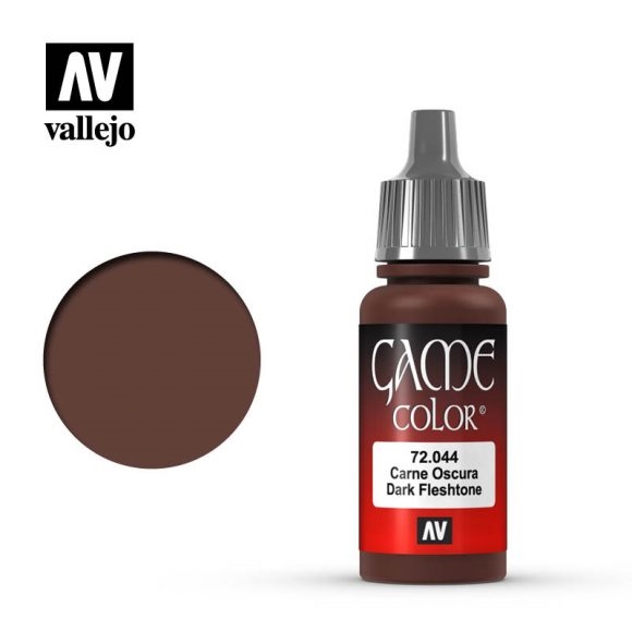 Vallejo Game Color Paint 17mL Dark Flesh Tone 72.044