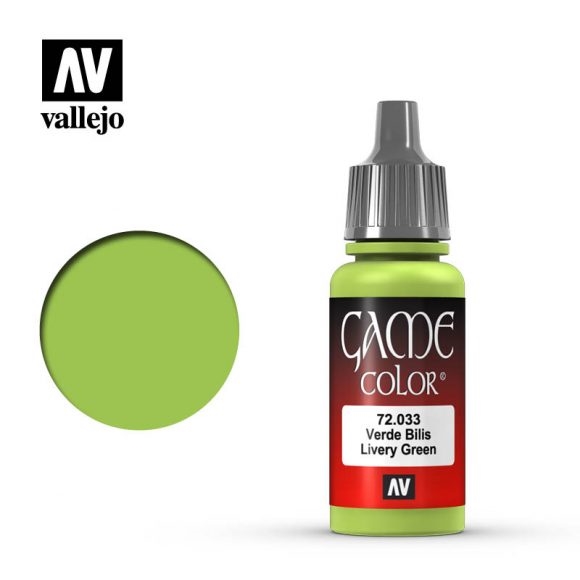 Vallejo Game Color Paint 17mL Livery Green 72.033
