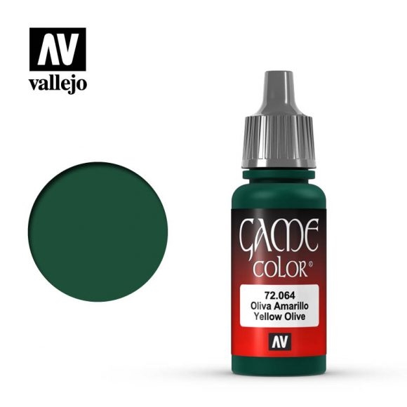 Vallejo Game Color Paint 17mL Yellow Olive 72.064
