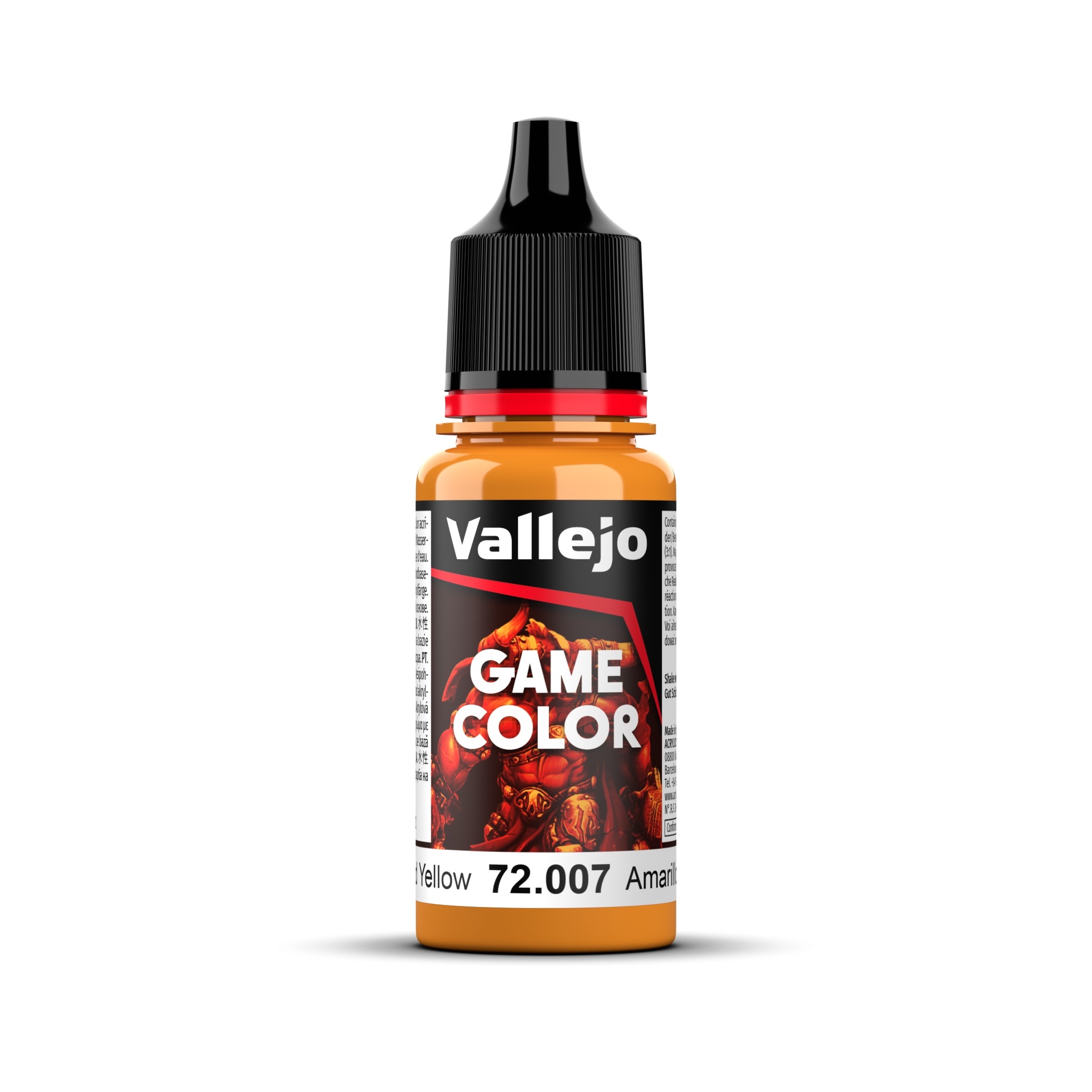 Vallejo Game Color Paint 18mL Gold Yellow 72.007