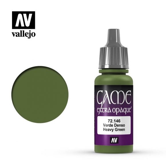 Vallejo Game Extra Opaque Paint 17mL Heavy Green 72.146