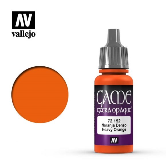 Vallejo Game Extra Opaque Paint 17mL Heavy Orange 72.152