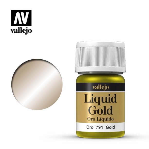 Vallejo Model Color Liquid Gold 35mL Gold 70.791