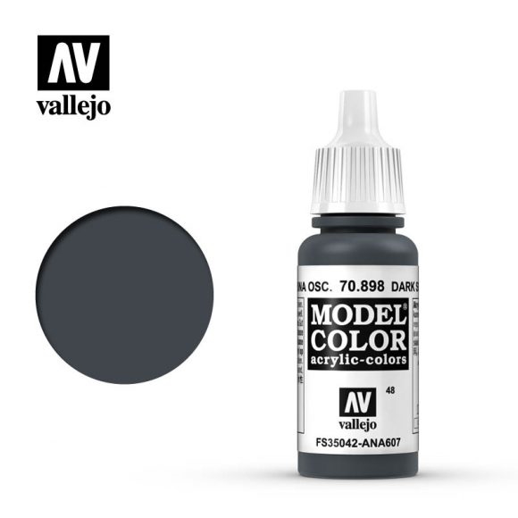 Vallejo Model Color Paint 17mL Dark Sea Blue 70.898