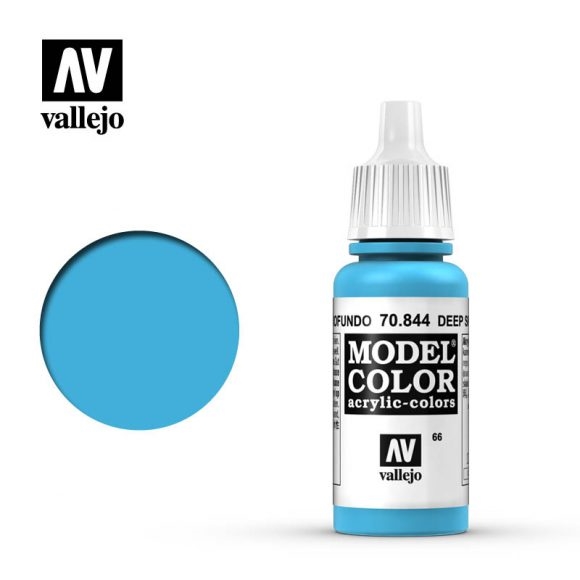 Vallejo Model Color Paint 17mL Deep Sky Blue 70.844