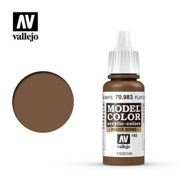 Vallejo Model Color Paint 17mL Flat Earth 70.983