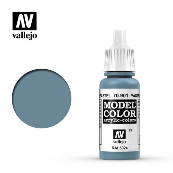 Vallejo Model Color Paint 17mL Pastel Blue 70.901