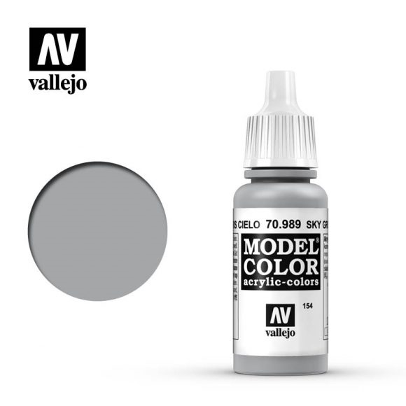 Vallejo Model Color Paint 17mL Sky Grey 70.989