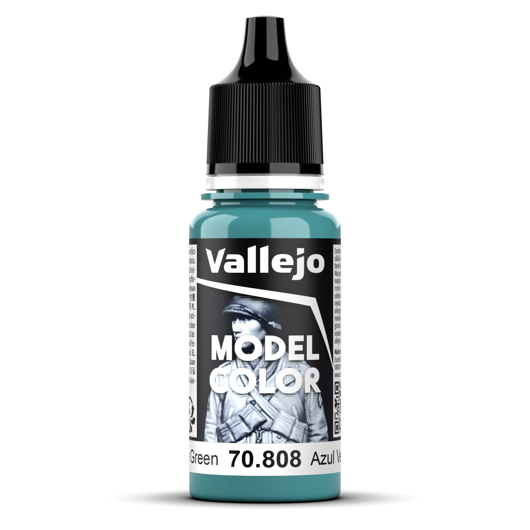 Vallejo Model Color Paint 18mL Blue Green 70.808