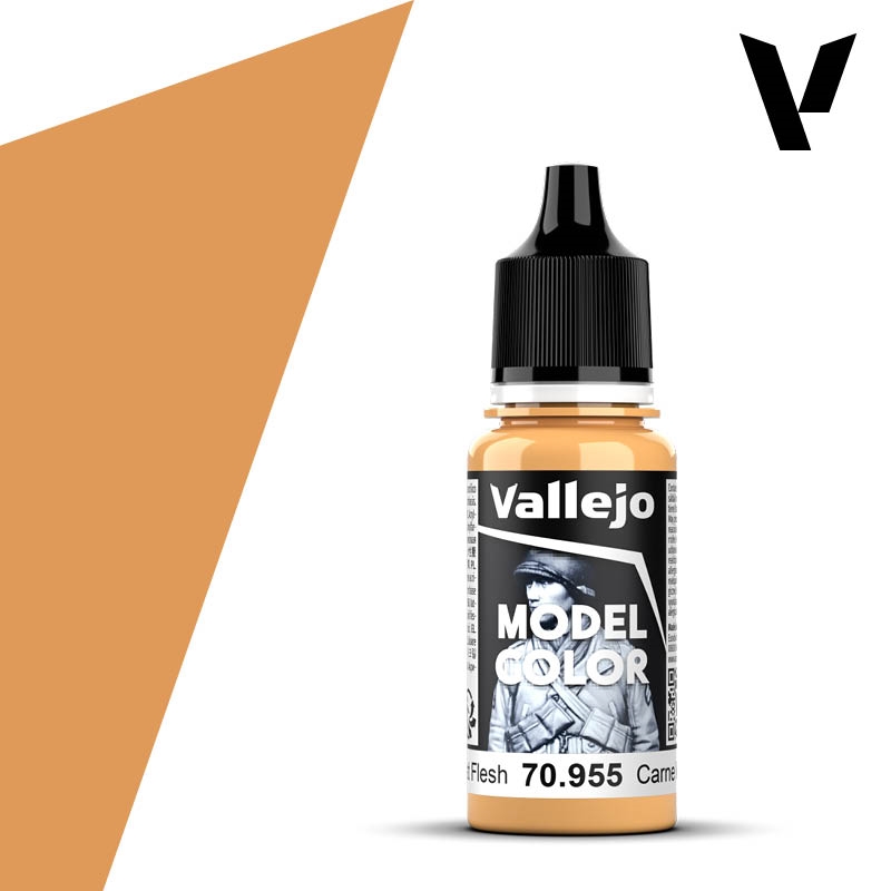 Vallejo Model Color Paint 18mL Flat Flesh 70.955