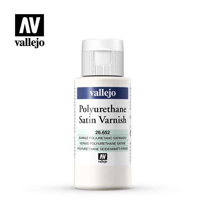 Vallejo Polyurethane Satin Varnish 60mL 26.652