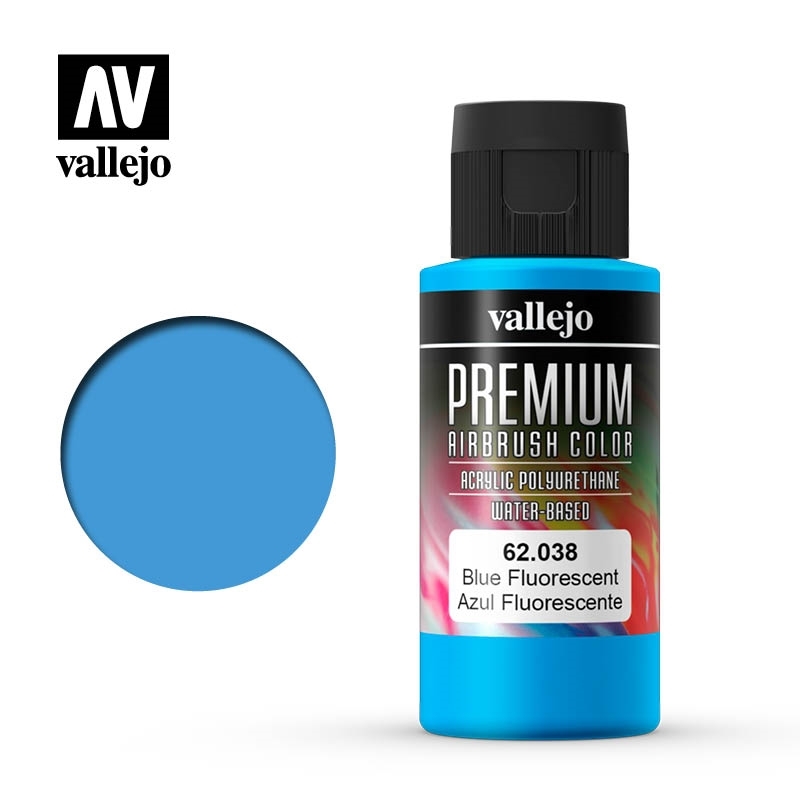 Vallejo Premium Color - Blue Fluorescent 60ml 62.038