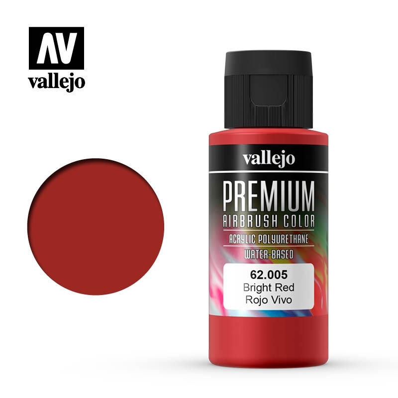 Vallejo Premium Color - Bright Red 60ml 62.005