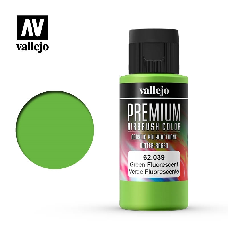 Vallejo Premium Color - Green Fluorescent 60ml 62.039