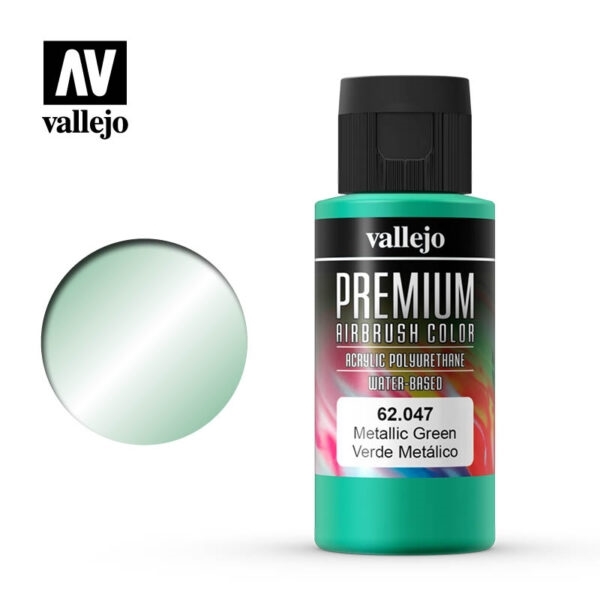 Vallejo Premium Color - Metallic Green 60ml 62.047