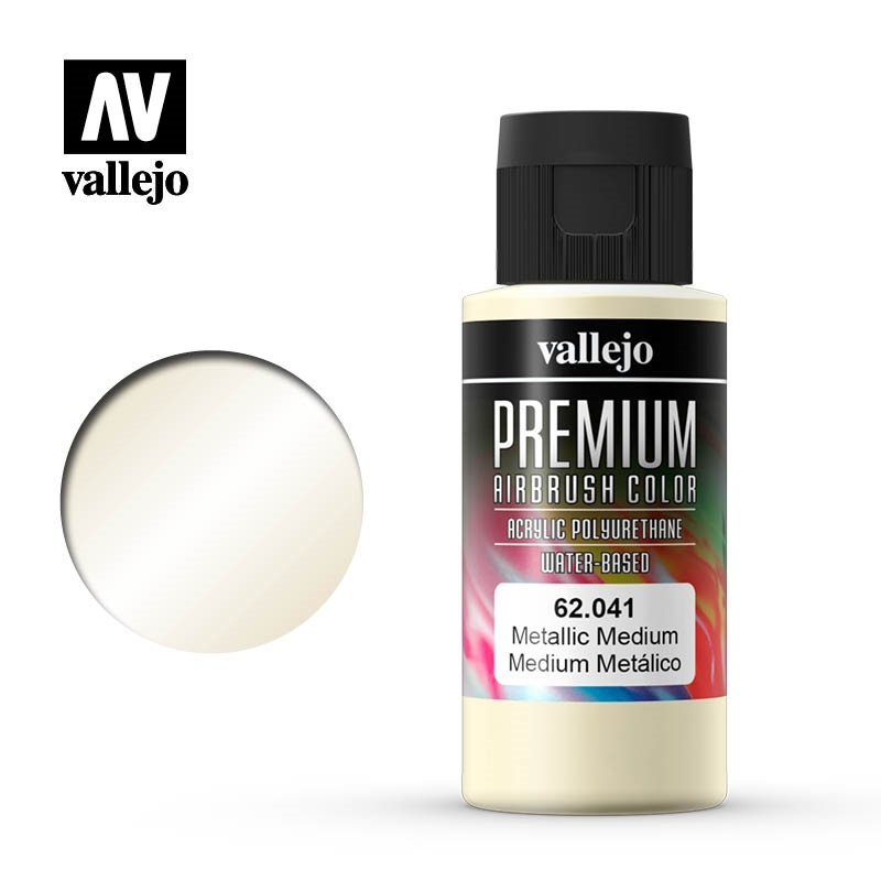 Vallejo Premium Color - Metallic Medium 60ml 62.041