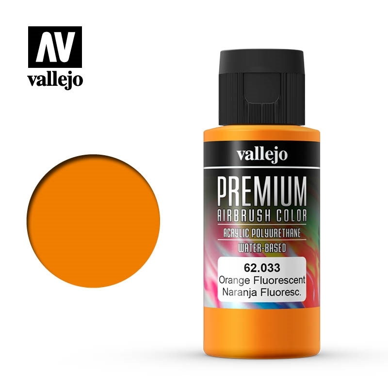 Vallejo Premium Color - Orange Fluorescent 60ml 62.033