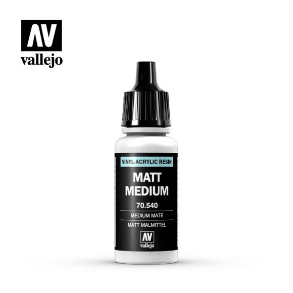 Vallejo Vinyl-Acrylic Resin 17mL Matt Medium 70.540